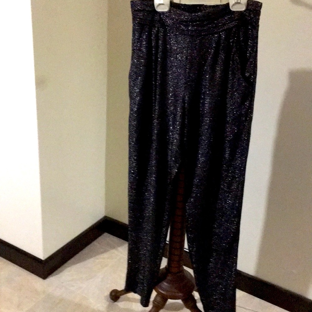 New BCBG metallic dress pants
